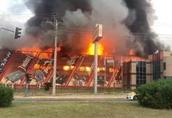 Mersin'de elektronik eşya fabrikasında çıkan yangına ilişkin soruşturma sürüyor