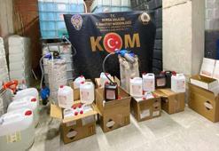 Bursa'da 4 bin 440 litre etil alkol ele geçirildi