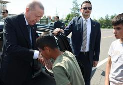 Cumhurbaşkanı Erdoğan, Adıyamanlı çocuklarla bir araya geldi