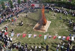 Kırklareli'de baharın habercisi Kakava ateşi yakıldı