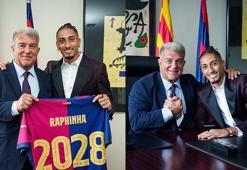 Barcelona, Raphinha’nın sözleşmesini 2028 yılına kadar uzattı