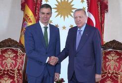 Cumhurbaşkanı Erdoğan, İspanya Başbakanı Pedro Sanchez'i kabul etti