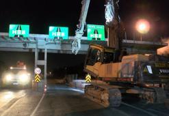 Avcılar gişelerinde Serbest Geçiş Sistemi çalışmaları; giriş- çıkışlar kapatıldı