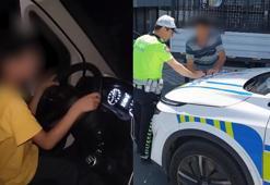 Çocuğuna araç kullandıran babaya 21 bin TL ceza