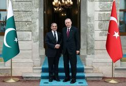 Cumhurbaşkanı Erdoğan, Pakistan Başbakan'ı Şerif'i kabul etti