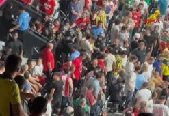 Fenerbahçe ile Monaco taraftarları arasında gerginlik yaşandı