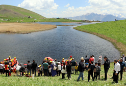 Hakkari'de 30 yıldır çıkılamayan 3 bin 400 rakımlı yaylada ilk festival