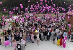 Balonlar, kampanyası tamamlanan SMA'lı Arven için gökyüzüne bırakıldı