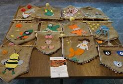 Atıktan sanata kadın eli değdi