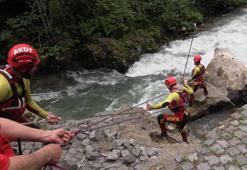 Derede kaybolan Faisal'i arama çalışmalarında 2'nci gün