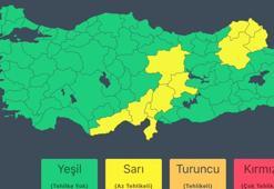 İçişleri Bakanlığı, 11 kent için 'sarı' kodla uyardı