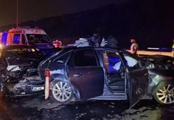Beykoz TEM Otoyolu'nda zincirleme kaza: 7 yaralı
