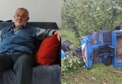 Devrilen patpatın sürücüsü öldü, eşi yaralandı