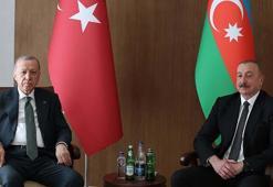 Cumhurbaşkanı Erdoğan, Azerbaycan Cumhurbaşkanı Aliyev ile görüştü