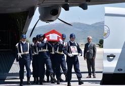 Şehit astsubayın cenazesi memleketi Sivas'a getirildi