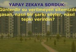 Yaşadıkları su kesintisine dikkat çekmek için yapay zekayla şarkı yaptılar