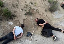 'Dur' ihtarına uymayıp, sürücüsünün 40 kilometre kaçtığı araçtan suç makineleri çıktı