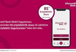 Alternatif Bank, bankacılık sektörünün en erişilebilir mobil uygulamalarından biri olduğunu duyurdu