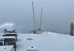 Antalya'nın yüksek kesimlerinde mayıs sonunda kar yağdı