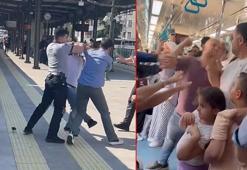 Marmaray’da yer tartışmasında kavga; iki çocuklu yolcunun burnunu kıran şüpheli adliyeye sevk edildi