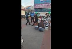 Çekmeköy’de seyyar satıcı zabıtaya bıçak çekti, polis müdahale etti