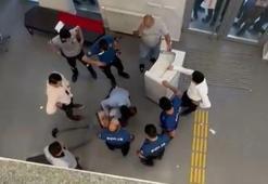 Bankada şube müdürüne bıçak çeken şüpheli tutuklandı