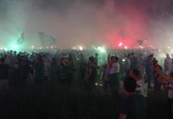 Bursaspor, 62’nci yılını meşalelerle kutladı