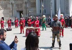 Milli Saraylardan Dolmabahçe Sarayı'nda mehteran gösterisi