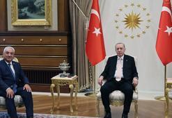 Cumhurbaşkanı Erdoğan, DSP Genel Başkanı Aksakal'ı kabul etti