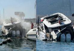 Bodrum'da teknede patlama: 3 yaralı