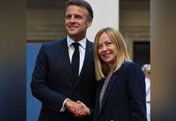 Meloni ve Macron, İtalya'da bir araya geldi