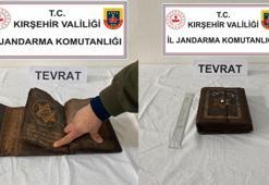 Kırşehir’de 700 yıllık el yazması Tevrat ele geçirildi