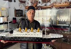 Emekli marangoz, dünyaca ünlü gemilerin maketini yapıp atölyesinde sergiliyor