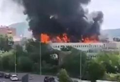 İtalya'daki Tuscia Üniversitesi'nde yangın