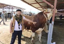 Kırşehir’de kurban pazarının en büyüğü 1 tonluk 'Paşa', 230 bin TL'den satıldı