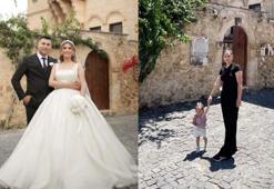 Şehidin eşinden evlilik yıl dönümünde kızıyla duygulandıran fotoğraflar