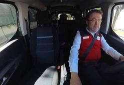 Bakan Yumaklı, şoför koltuğuna geçip, denetime çıktı