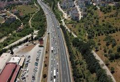 TEM Otoyolu Kocaeli geçişinde kısmi yoğunluk