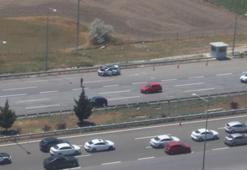 Ankara'da jandarmadan havadan trafik denetimi