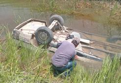 Satın aldığı kurbanlıkla evine dönerken kanala uçan otomobilinde yaşamını yitirdi