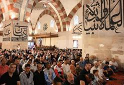 Edirne'de bayram namazında Eski Cami doldu