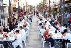 Sancaktepe'de bayram sofrası kuruldu