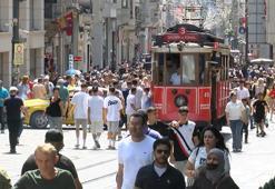 İstiklal Caddesi’nde bayram yoğunluğu
