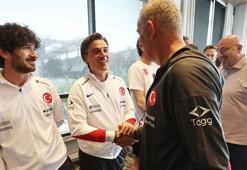 A Milli Futbol Takımı'nda geleneksel bayramlaşma töreni gerçekleştirildi