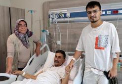 Oğlunun karaciğeriyle hayata tutundu