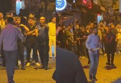 Beşiktaş'ta döner bıçağıyla kendisine zarar verdi; çevredekileri tehdit etti