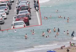 Bayramı İstanbul'da geçirenler sahillere ve yeşil alanlara akın etti: Şile yolunda yoğunluk oluştu