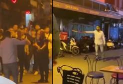 Beşiktaş'ta 'Mekanda eşime baktılar' diyerek döner bıçağıyla saldırdı; o anlar kamerada