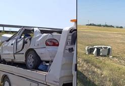 Düğün yolunda kaza: 2’i ağır, 6 yaralı