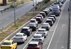 Kurban Bayramı dönüşünde trafikte yoğunluk